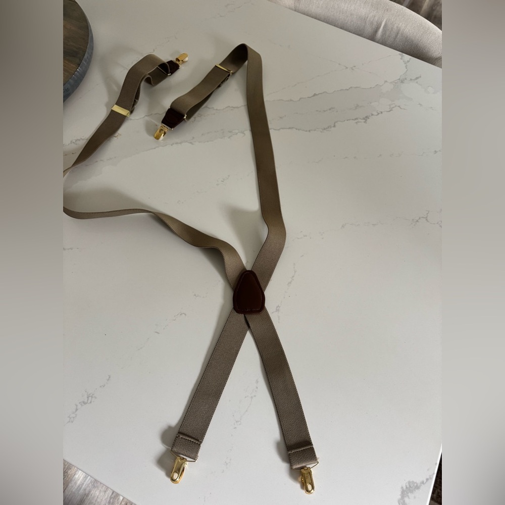 MENS ADJUSTABLE DRESS SUSPENDERS